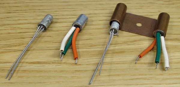 New TO1 transistors compared to the originals (37k)